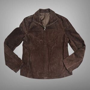 Boston Brown Suede Women's Jacket